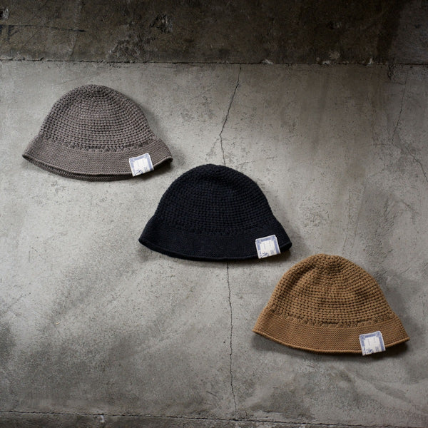 【D-00817  WOOL KNIT HAT】