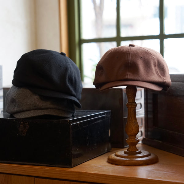 【D-00978/ WOOL NEWSPAPER CAP 】